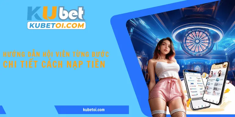 Hướng dẫn hội viên từng bước chi tiết cách nạp tiền